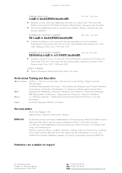 Functional Overkill CV page 2
